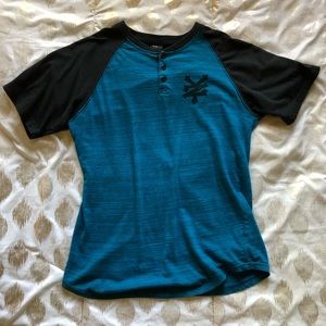Dark blue men’s shirt